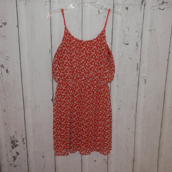 Bird Cage Women's Medium Blouson Adjustable Strap Sheer Overlay Fully Lined 3569 - Picture 12 of 12